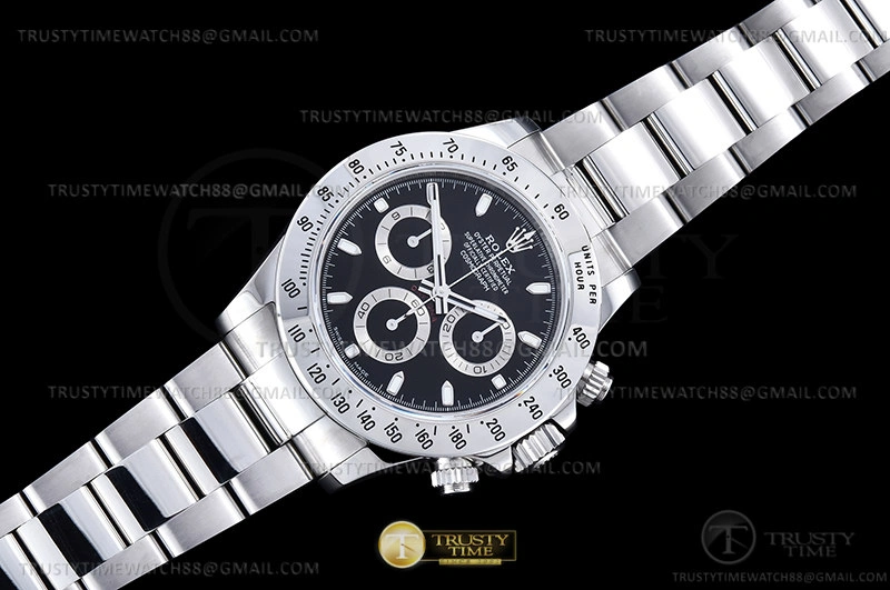 ROLDYT0441B – Daytona 116520 904L SS SS Blk Stk QF SH4130