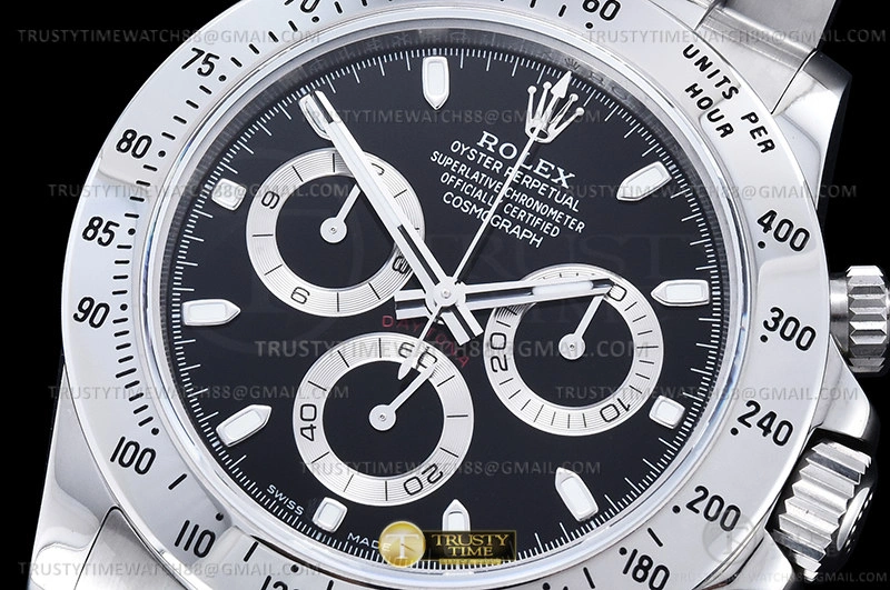 ROLDYT0441B – Daytona 116520 904L SS SS Blk Stk QF SH4130