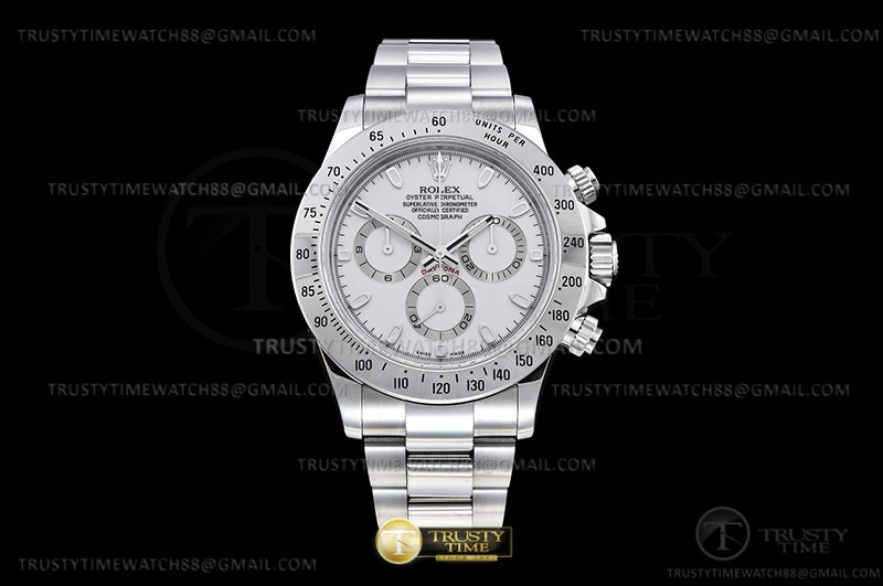 ROLDYT0441C – Daytona 116520 904L SS SS Wht Stk QF SH4130