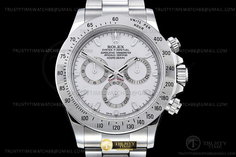 ROLDYT0441C – Daytona 116520 904L SS SS Wht Stk QF SH4130