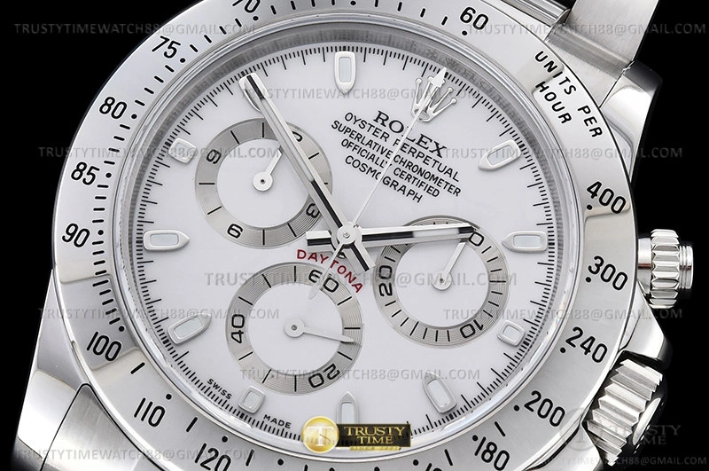 ROLDYT0441C – Daytona 116520 904L SS SS Wht Stk QF SH4130