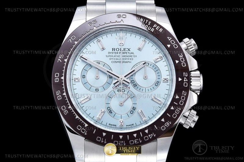 ROLDYT0442 -Daytona 116500 904L Brn CER SS I-Blu Dia Clean A4130