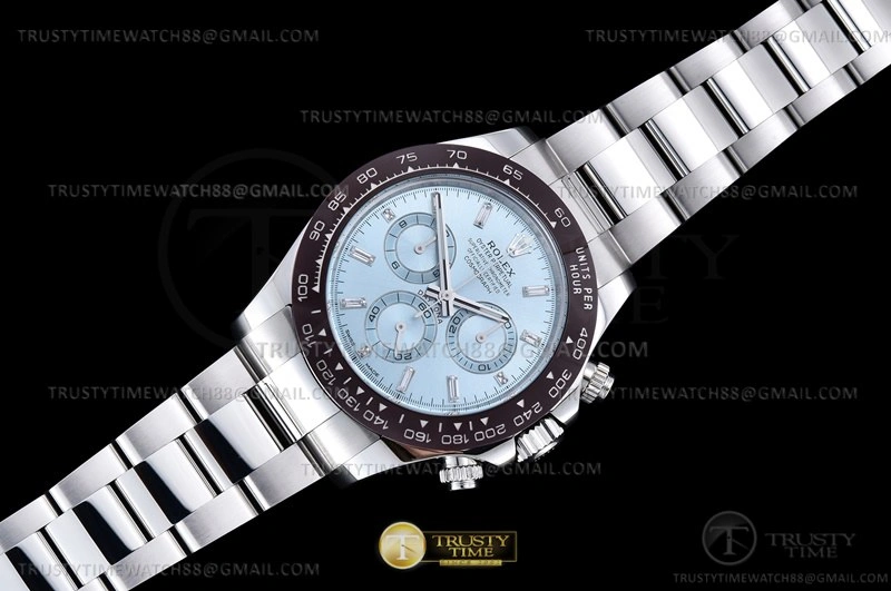 ROLDYT0442 -Daytona 116500 904L Brn CER SS I-Blu Dia Clean A4130