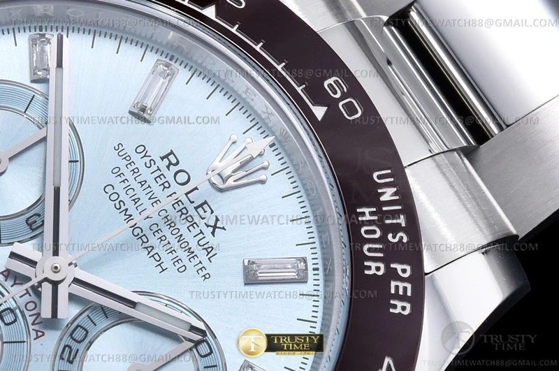 ROLDYT0442 -Daytona 116500 904L Brn CER SS I-Blu Dia Clean A4130