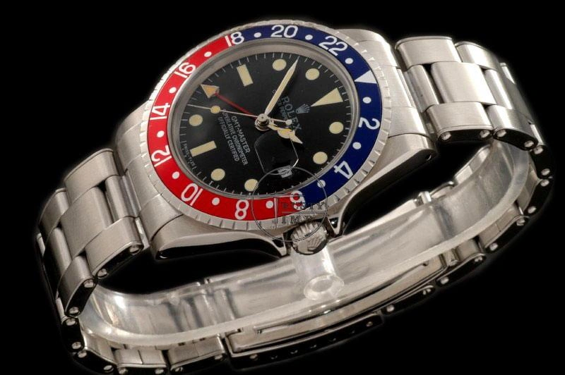 ROLGMT016A – Vintage GMT SS Blue Red Bezel Swiss Eta 2836-2