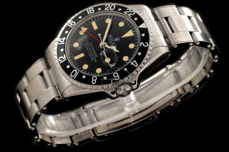 ROLGMT016C – Vintage GMT SS Black Bezel Swiss Eta 2836-2
