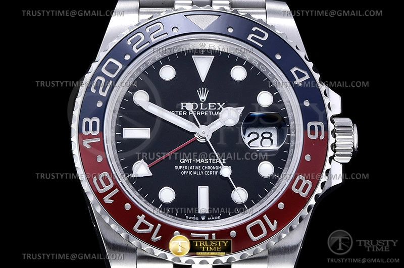 ROLGMT0211 – GMT II 126710 Jub 904L SS SS Blk VRF A3285 CHS MAX