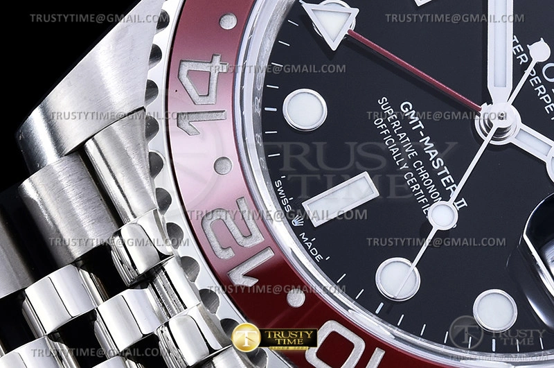 ROLGMT0211 – GMT II 126710 Jub 904L SS SS Blk VRF A3285 CHS MAX