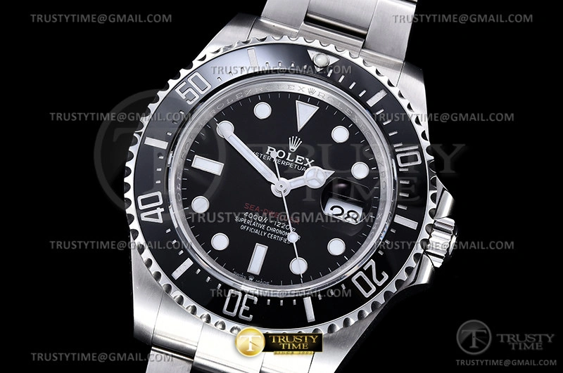 Affordable ROLSD0105 – Seadweller 126600 43mm SS SS Single Red ARF V4 A2824