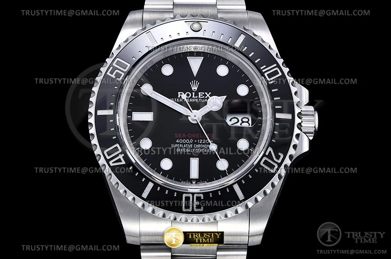 Affordable ROLSD0105 – Seadweller 126600 43mm SS SS Single Red ARF V4 A2824