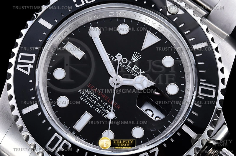 Affordable ROLSD0105 – Seadweller 126600 43mm SS SS Single Red ARF V4 A2824