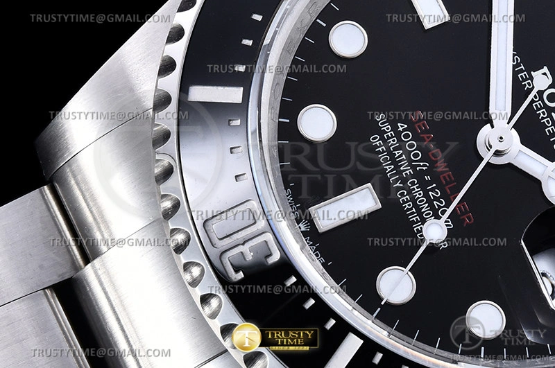 Affordable ROLSD0105 – Seadweller 126600 43mm SS SS Single Red ARF V4 A2824