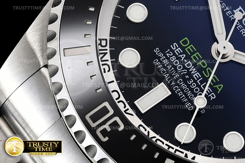 ROLSD097A – Deep Sea Dweller Blue 126660 904L SS Noob V10 A2836
