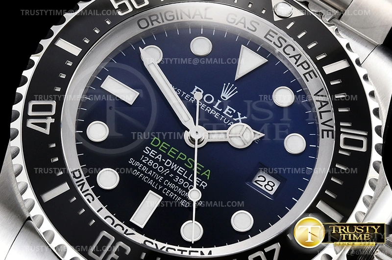 ROLSD097A – Deep Sea Dweller Blue 126660 904L SS Noob V10 A2836