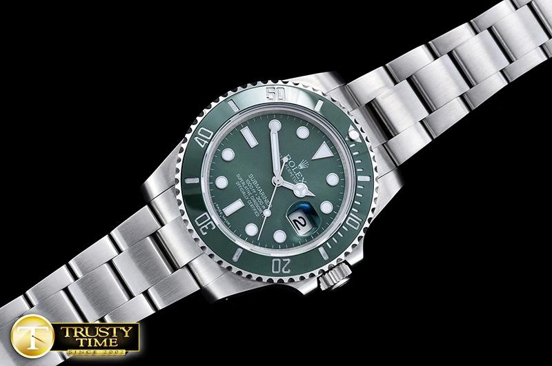 ROLSUB0249A -Submariner 116610LV SS SS Green BPF V2 SP A3135 Mod