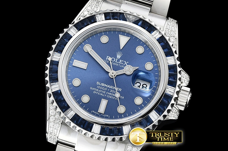 Cheap ROLSUB0264A – Submariner 116619 Blue Diam SS SS Blue GSF A2836