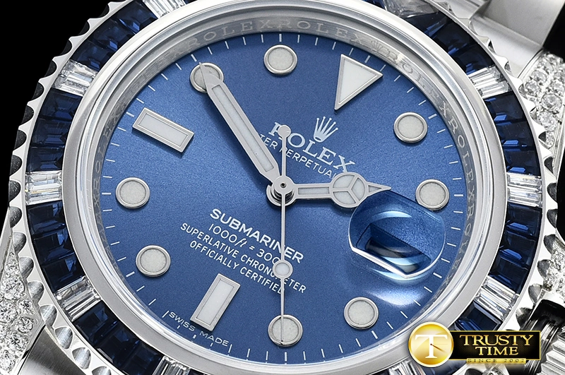 Cheap ROLSUB0264A – Submariner 116619 Blue Diam SS SS Blue GSF A2836