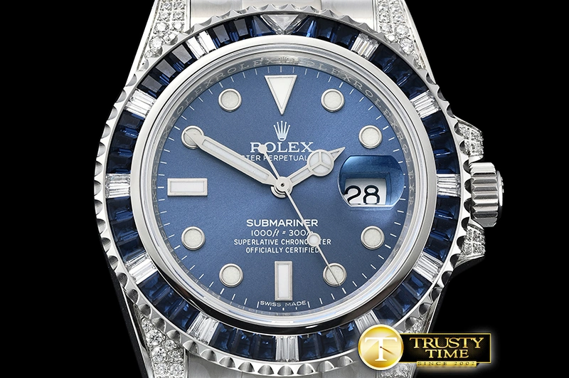 Cheap ROLSUB0264A – Submariner 116619 Blue Diam SS SS Blue GSF A2836