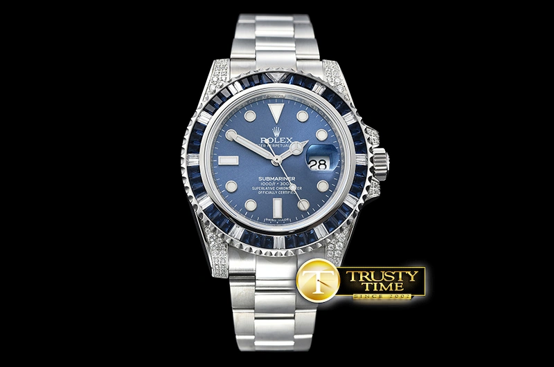 hype ROLSUB0264A – Submariner 116619 Blue Diam SS SS Blue GSF A2836
