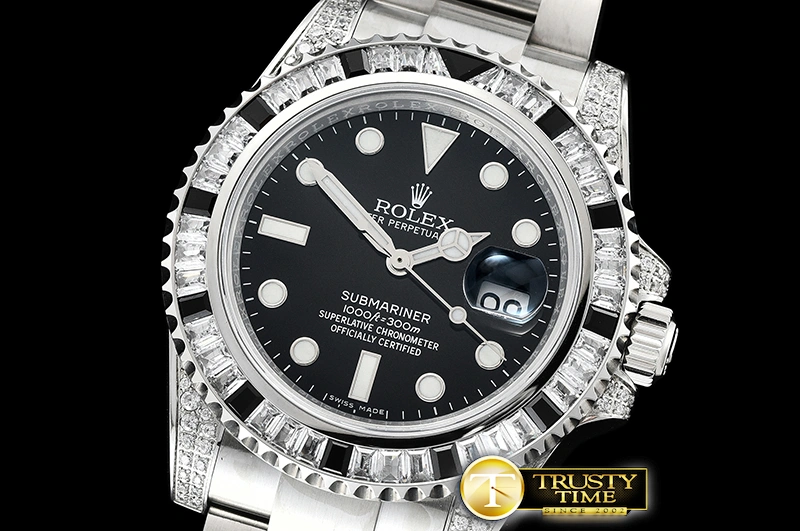 ROLSUB0264B – Submariner 116619 Black Diam SS SS Black GSF A2836
