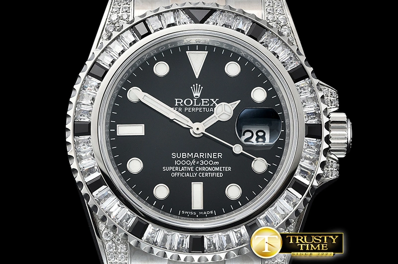 ROLSUB0264B – Submariner 116619 Black Diam SS SS Black GSF A2836