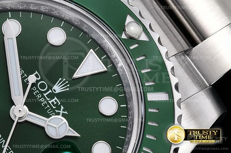 ROLSUB0280A – Submariner 116610LV 904L SS SS Green ARF V3 SH3135