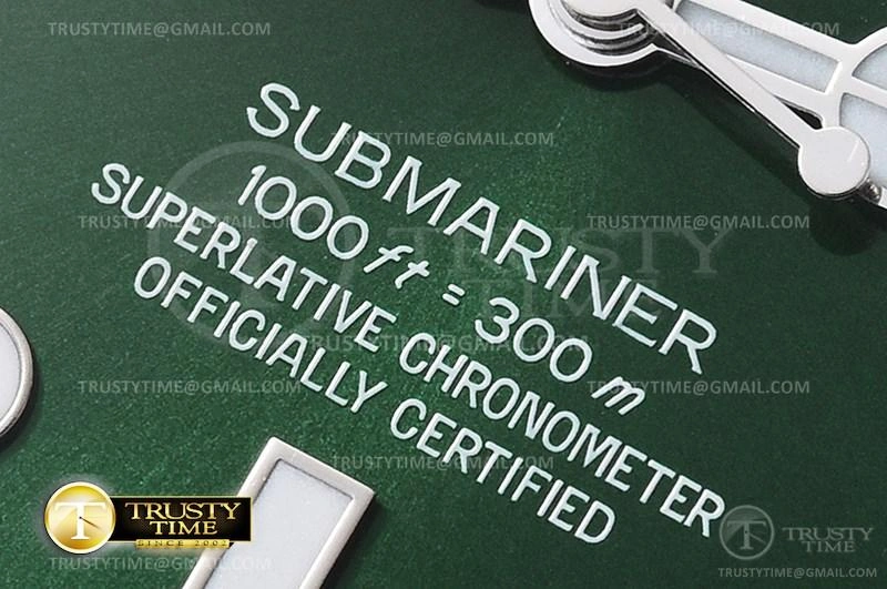 ROLSUB0280A – Submariner 116610LV 904L SS SS Green ARF V3 SH3135