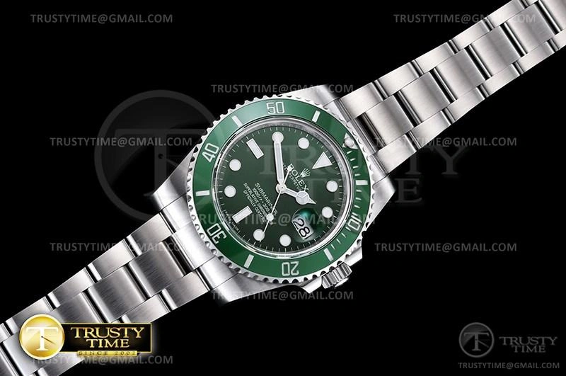 ROLSUB0280A – Submariner 116610LV 904L SS SS Green ARF V3 SH3135