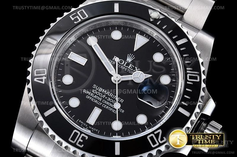 ROLSUB0280B – Submariner 116610LN 904L SS SS Black ARF V3 SH3135