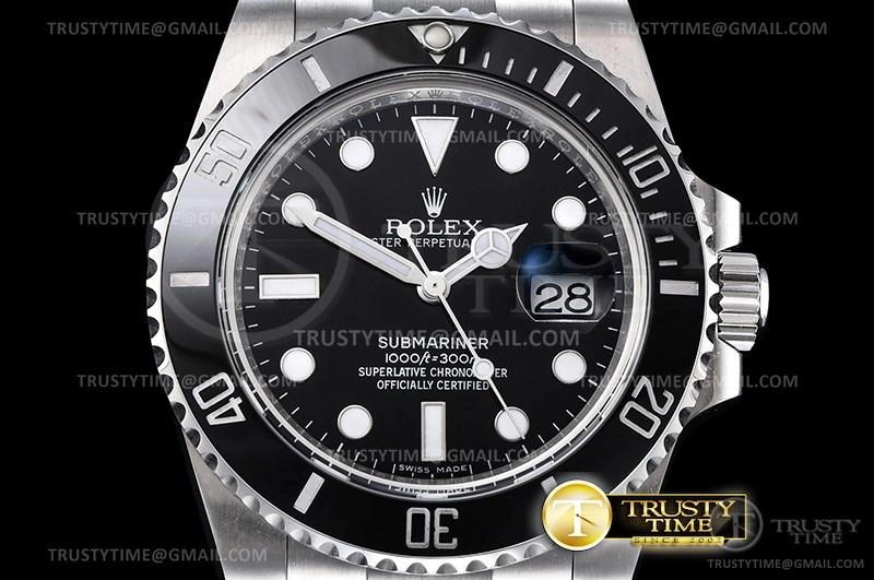 ROLSUB0280B – Submariner 116610LN 904L SS SS Black ARF V3 SH3135