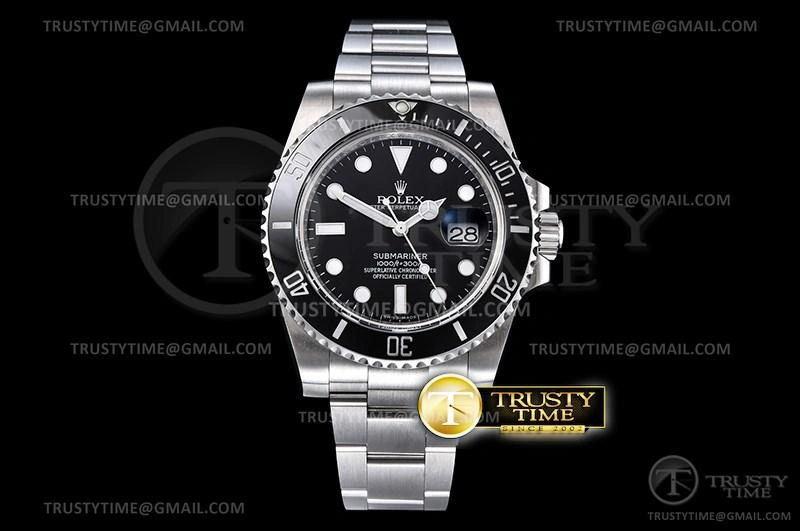 ROLSUB0280B – Submariner 116610LN 904L SS SS Black ARF V3 SH3135