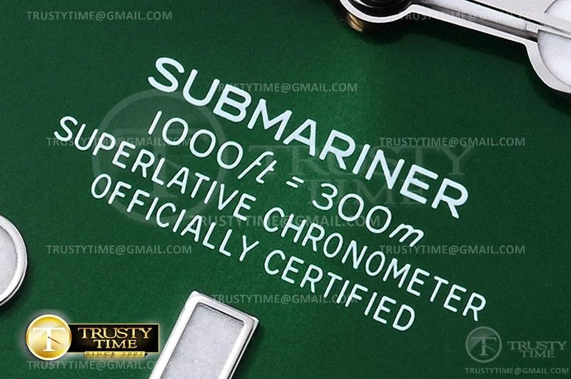 ROLSUB0288 – Submariner 116610LV 904L SS SS Green V2S ZZF SA3135