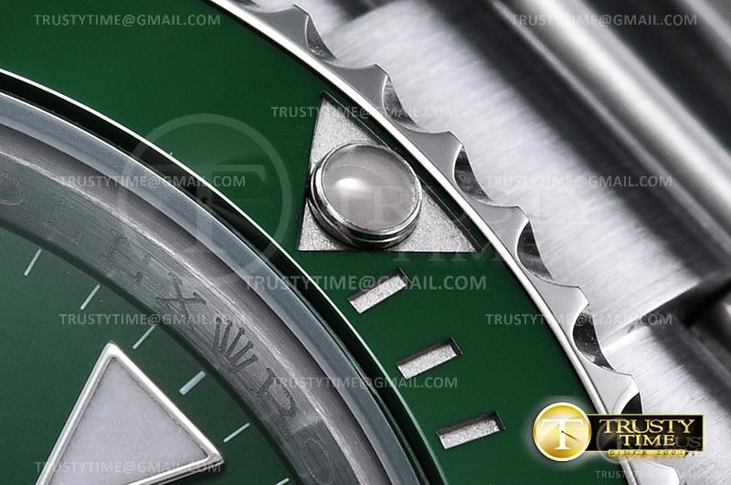 ROLSUB0288 – Submariner 116610LV 904L SS SS Green V2S ZZF SA3135