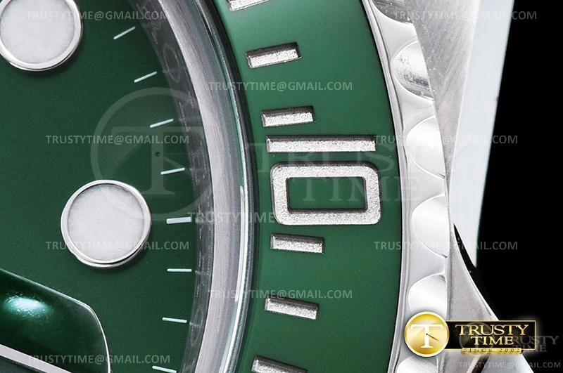 ROLSUB0288 – Submariner 116610LV 904L SS SS Green V2S ZZF SA3135