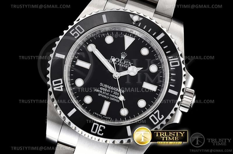 ROLSUB0294B – Submariner 114060LN 316F SS SS Blk V8S Noob SA3130