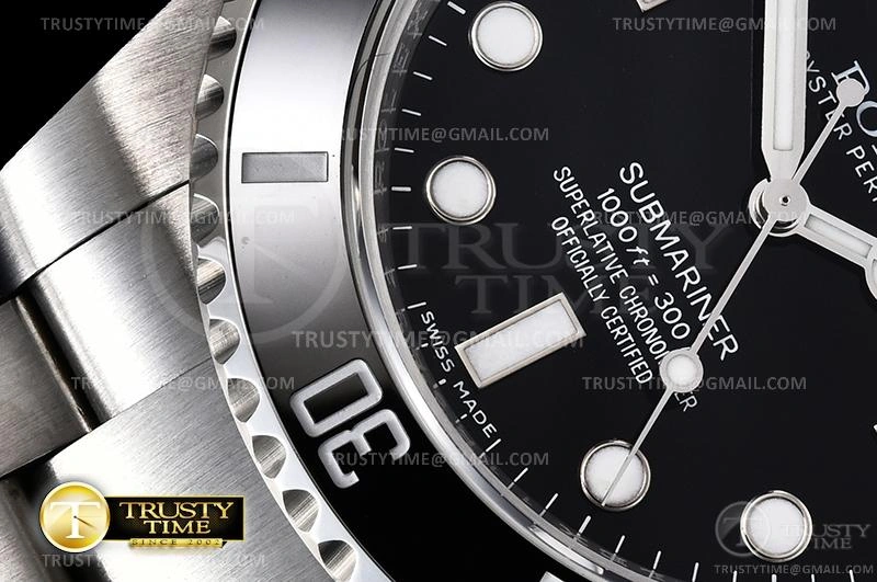 ROLSUB0294B – Submariner 114060LN 316F SS SS Blk V8S Noob SA3130