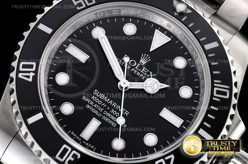 ROLSUB0294B – Submariner 114060LN 316F SS SS Blk V8S Noob SA3130