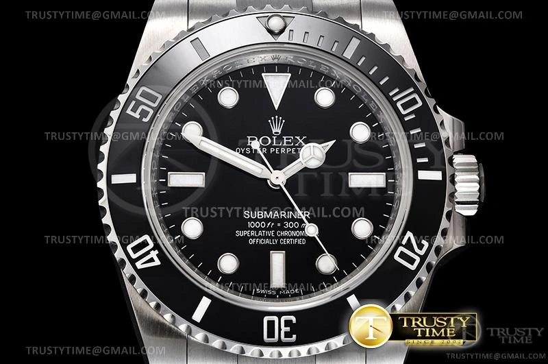ROLSUB0294B – Submariner 114060LN 316F SS SS Blk V8S Noob SA3130