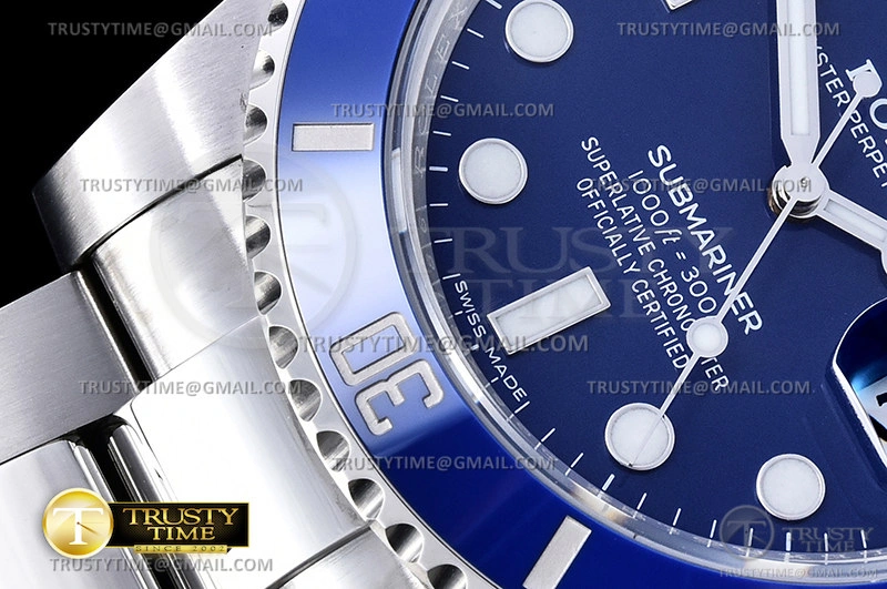 Affordable ROLSUB0338 – Submariner 116619LB 904L SS SS Blue VSF VS3135