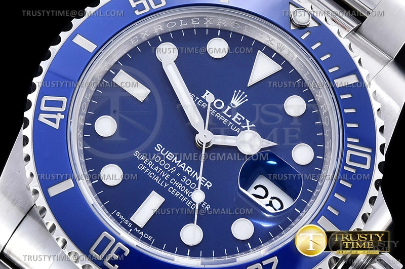 Affordable ROLSUB0338 – Submariner 116619LB 904L SS SS Blue VSF VS3135