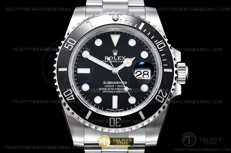 Affordable ROLSUB0424A – Submariner 116610LN 904L SS SS Blk KING VS3135