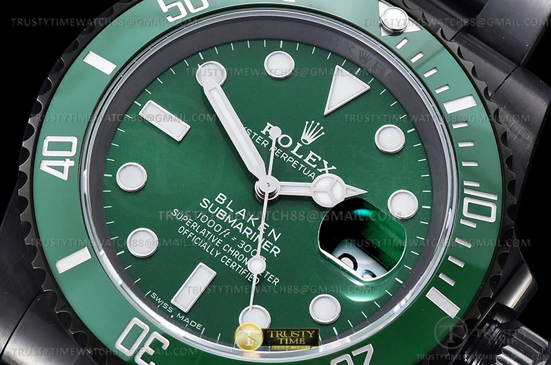 ROLSUB0425A – Blaken Sub 116610LV PVD SS Black V6F V2 VS3135