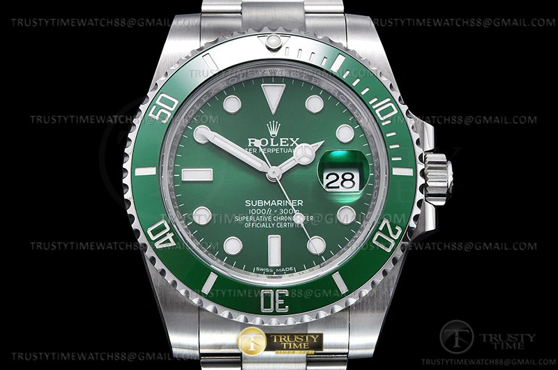 ROLSUB0426B – Submariner 116610LV 904L SS SS Green V6F V2 VS3135