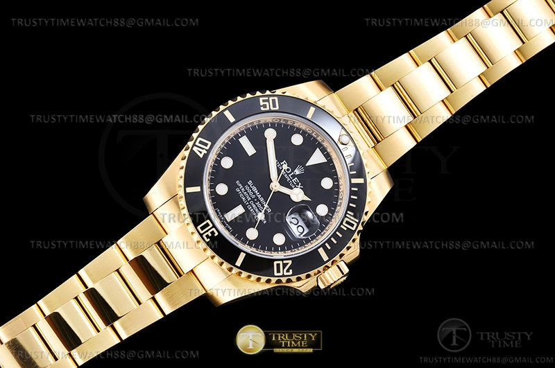 MiroTime ROLSUB0475D – Submariner 116618LN Wrp 904 YG YG Black KF VR3135