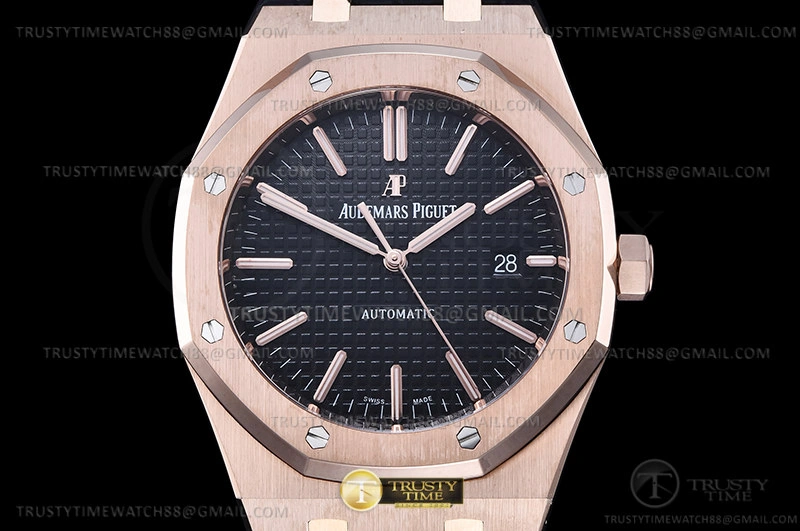 Affordable Royal Oak 15400 Weighted RG LE Black APSF A3120