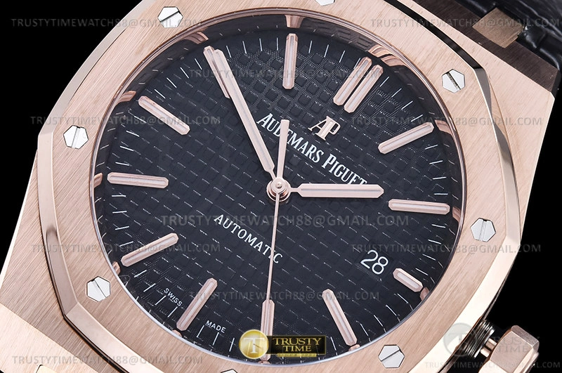 Affordable Royal Oak 15400 Weighted RG LE Black APSF A3120