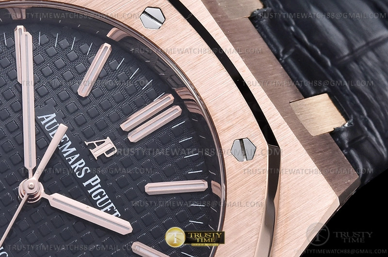 Affordable Royal Oak 15400 Weighted RG LE Black APSF A3120