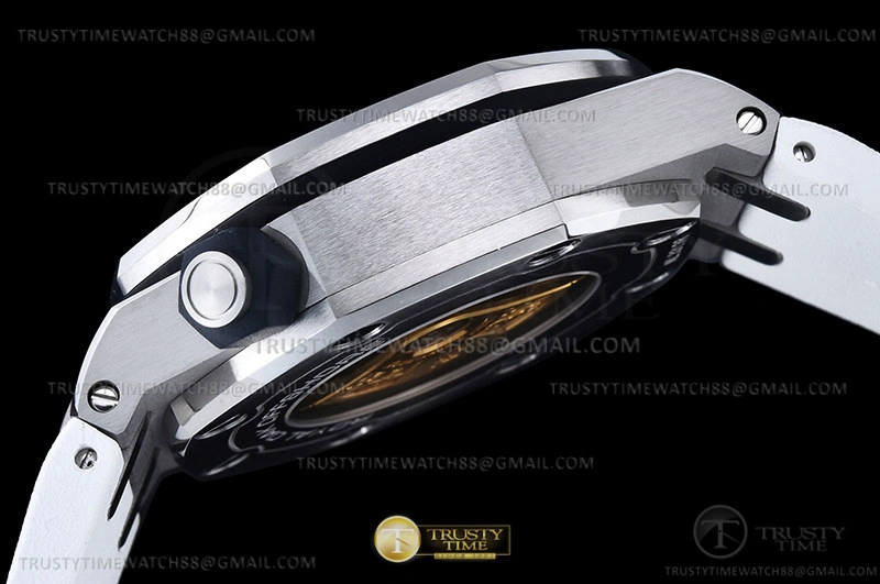 Cheap Royal Oak Diver 15707CE CER RU White APSF A3120