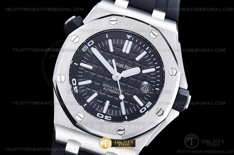 Affordable Royal Oak Offshore Diver 15703 SS RU Black APSF MY9015