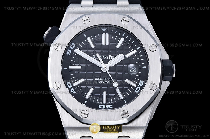 Affordable Royal Oak Offshore Diver 15703 SS RU Black APSF MY9015